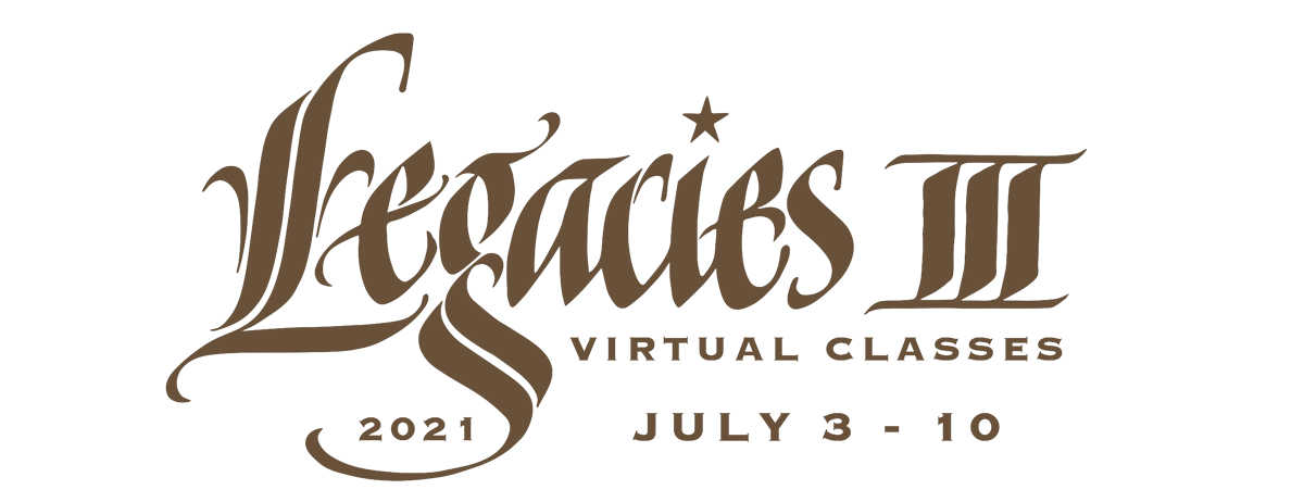 Legacies III International Lettering Arts Conference July 3-10 1021